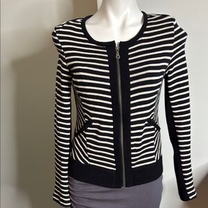 DREW Cotton Full Zip Cardigan Medium EUC